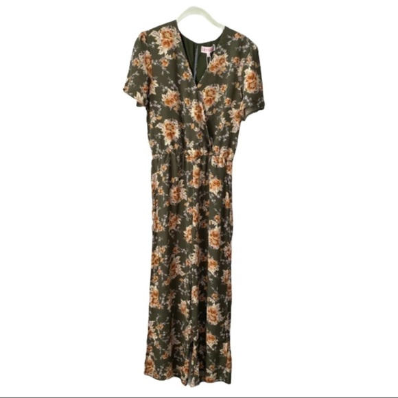 Leyden Floral Printed Jumpsuit Size S - Picture 3 of 7
